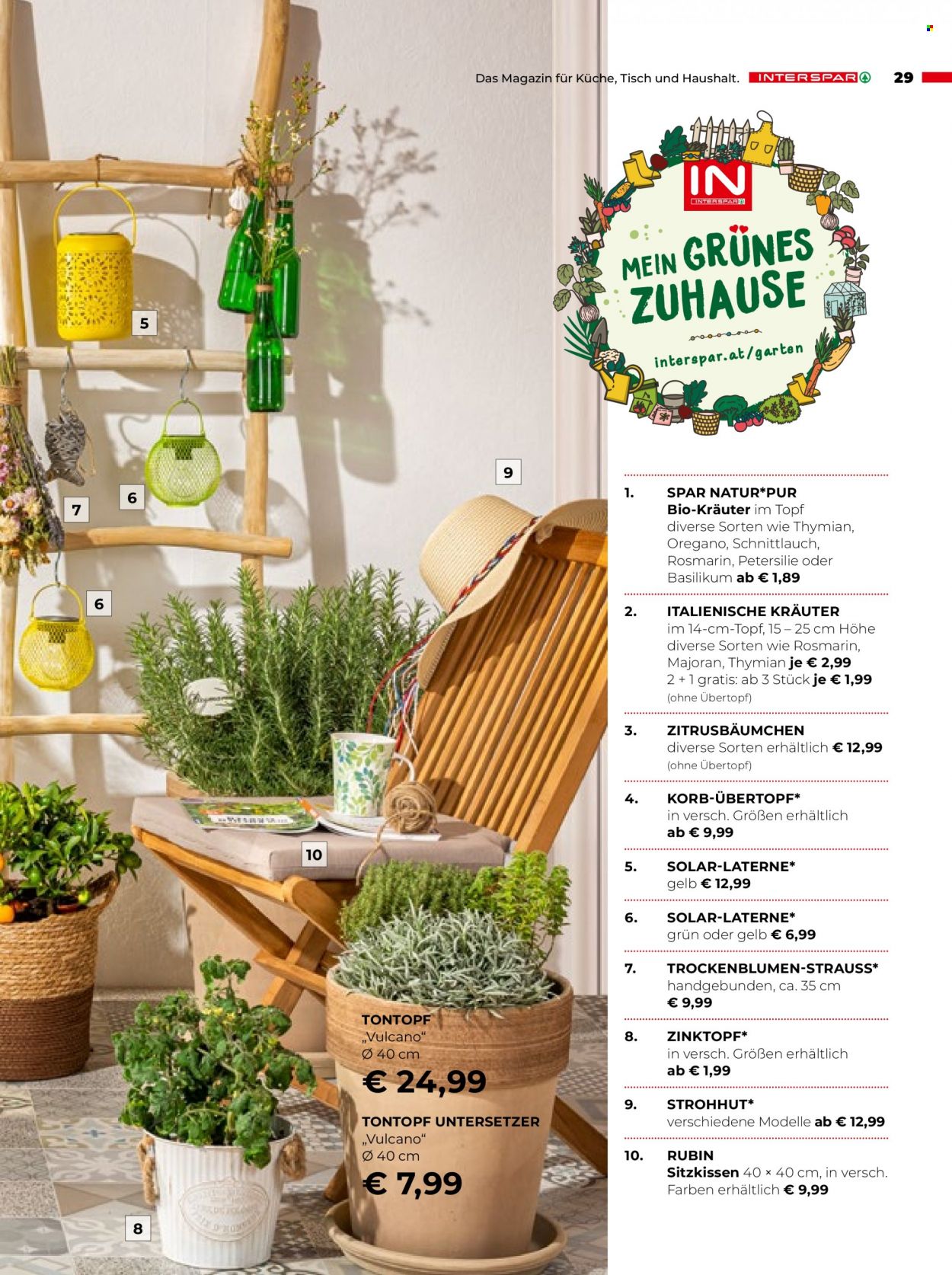 Angebote INTERSPAR - 25.4.2022 - 31.7.2022. Seite 29