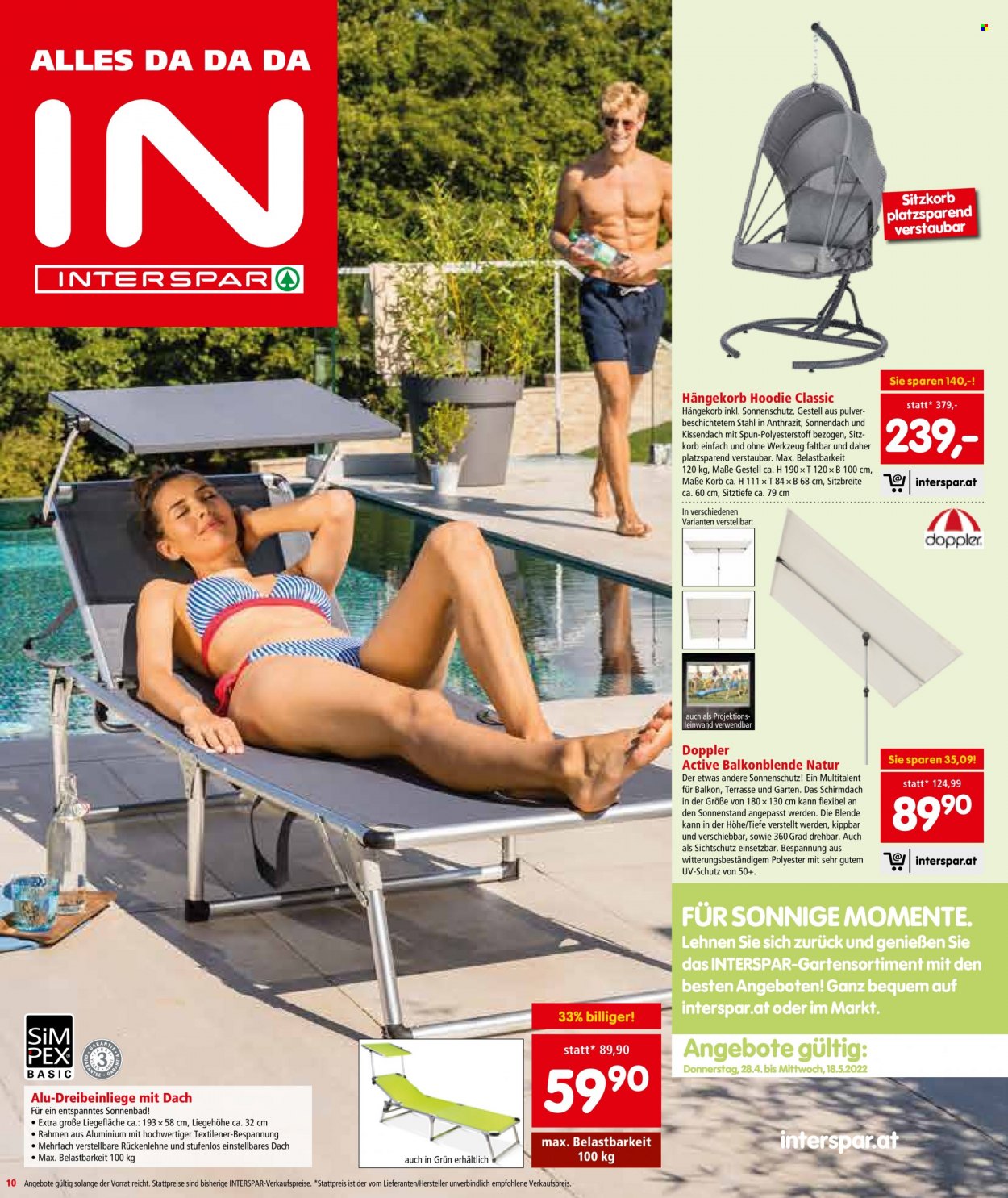 Angebote INTERSPAR - 28.4.2022 - 4.5.2022. Seite 10