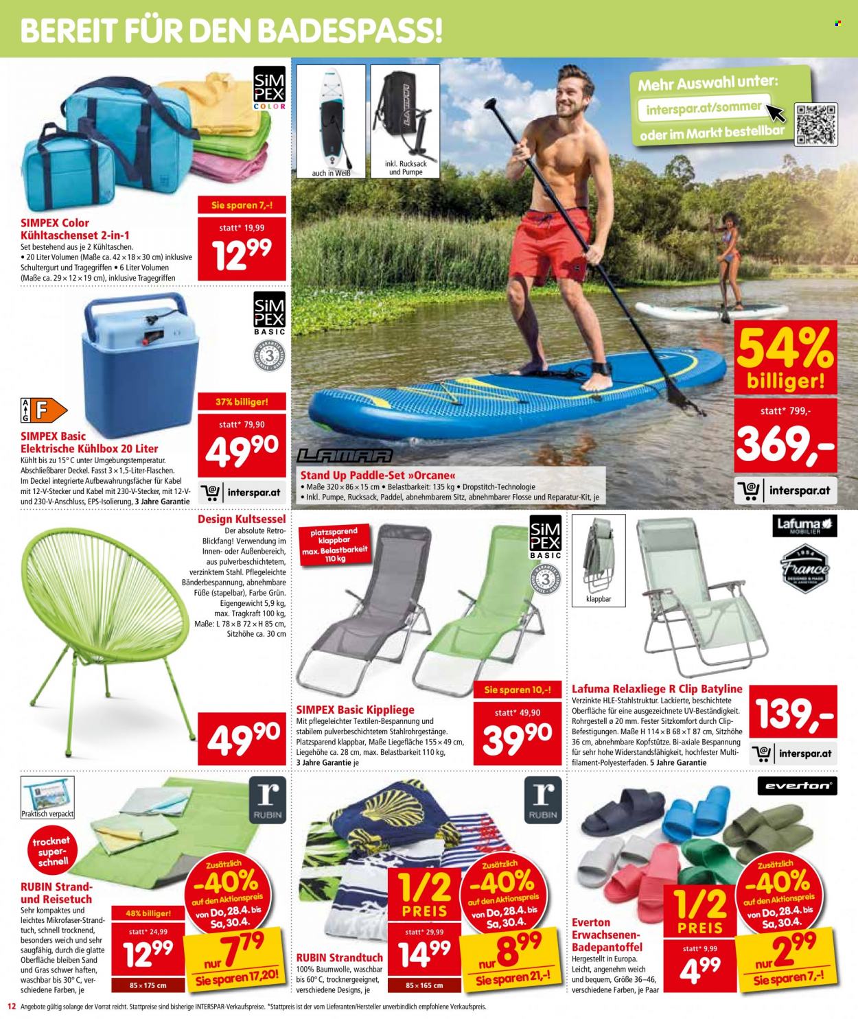 Angebote INTERSPAR - 28.4.2022 - 4.5.2022. Seite 12