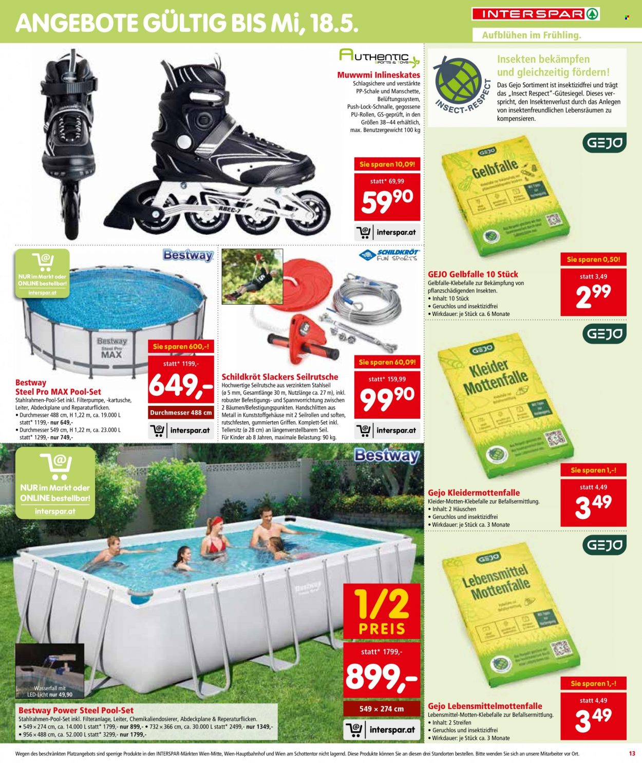 Angebote INTERSPAR - 28.4.2022 - 4.5.2022. Seite 13