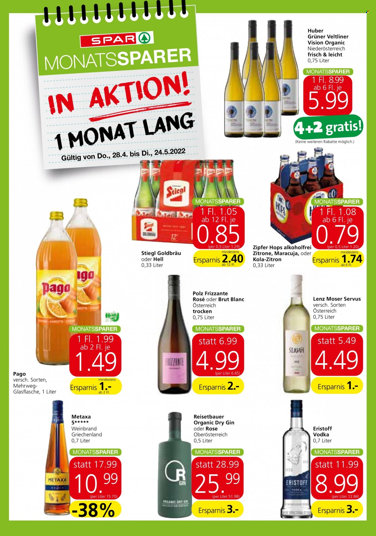 Angebote INTERSPAR - 28.4.2022 - 4.5.2022. Seite 12