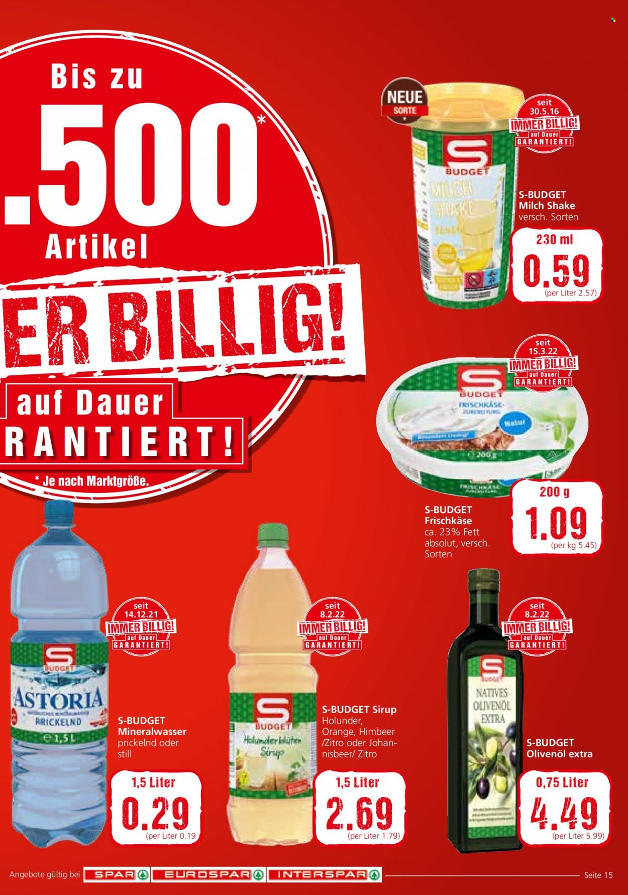 Angebote INTERSPAR - 28.4.2022 - 4.5.2022. Seite 15