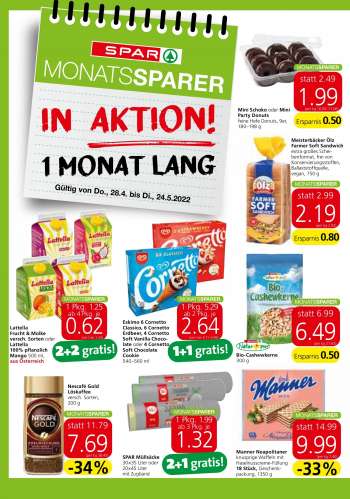 Angebote SPAR - 28.4.2022 - 24.5.2022.