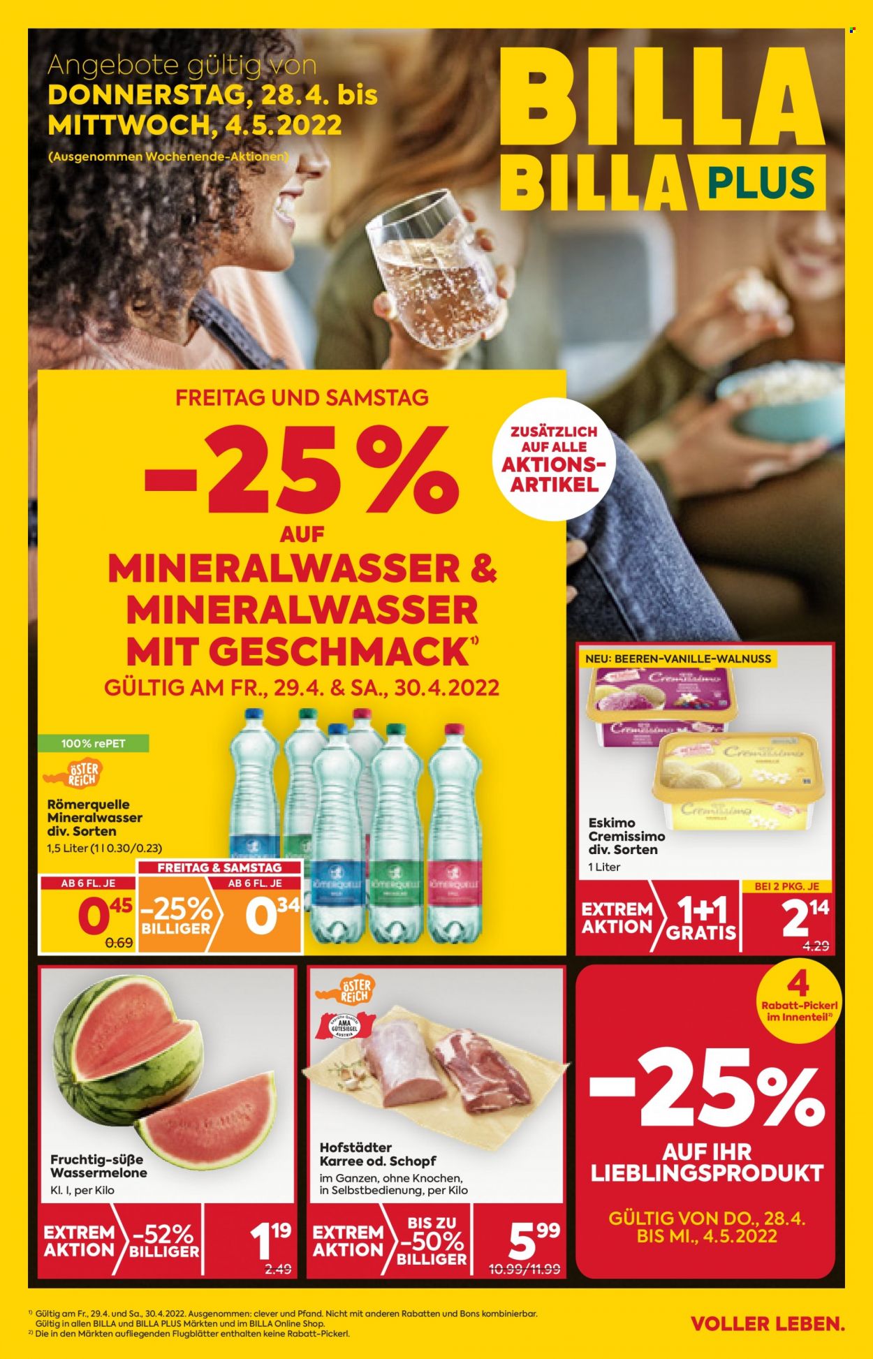 Angebote Billa - 28.4.2022 - 4.5.2022. Seite 1