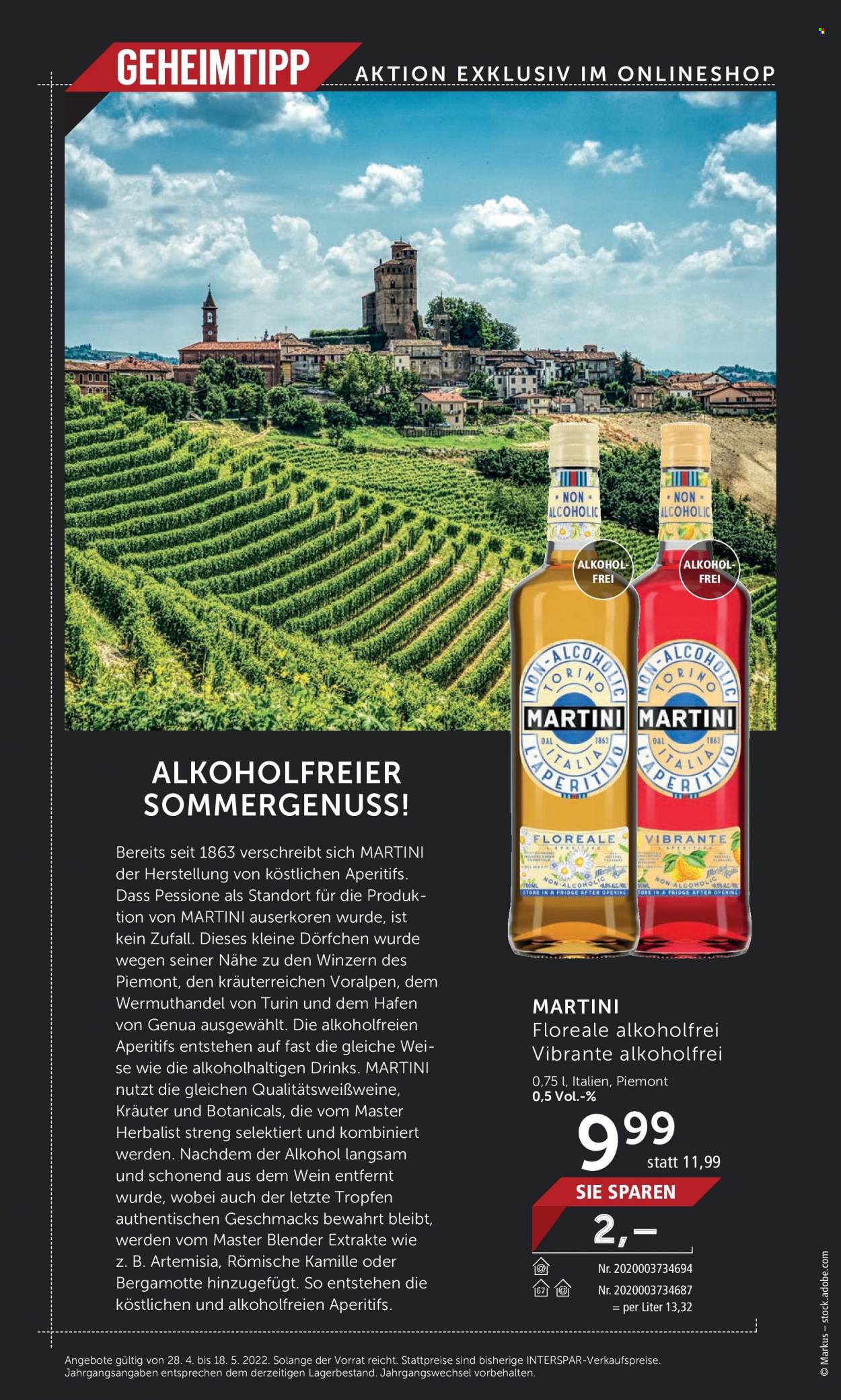 Angebote INTERSPAR - 28.4.2022 - 18.5.2022. Seite 20