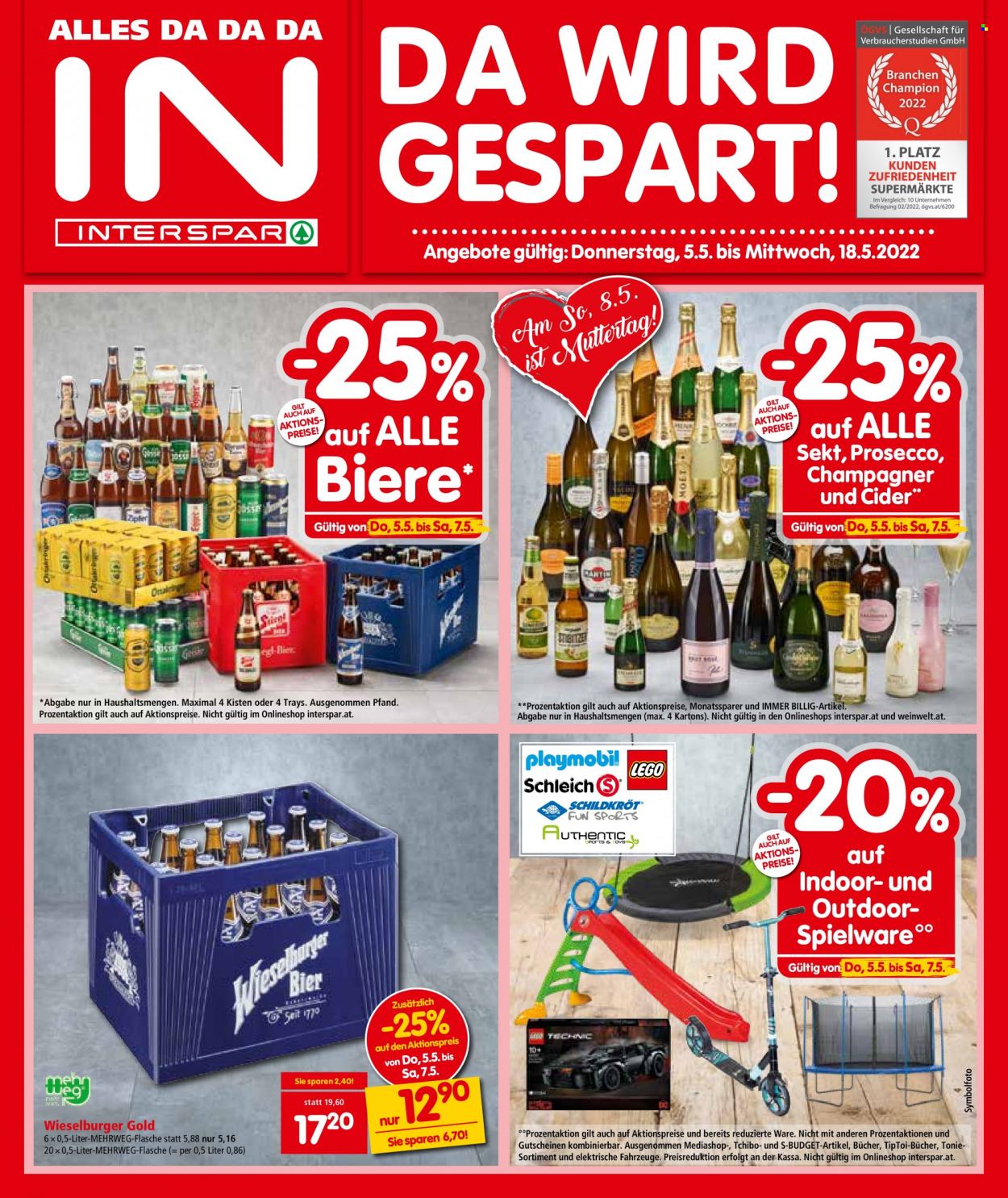Angebote INTERSPAR - 5.5.2022 - 18.5.2022. Seite 1