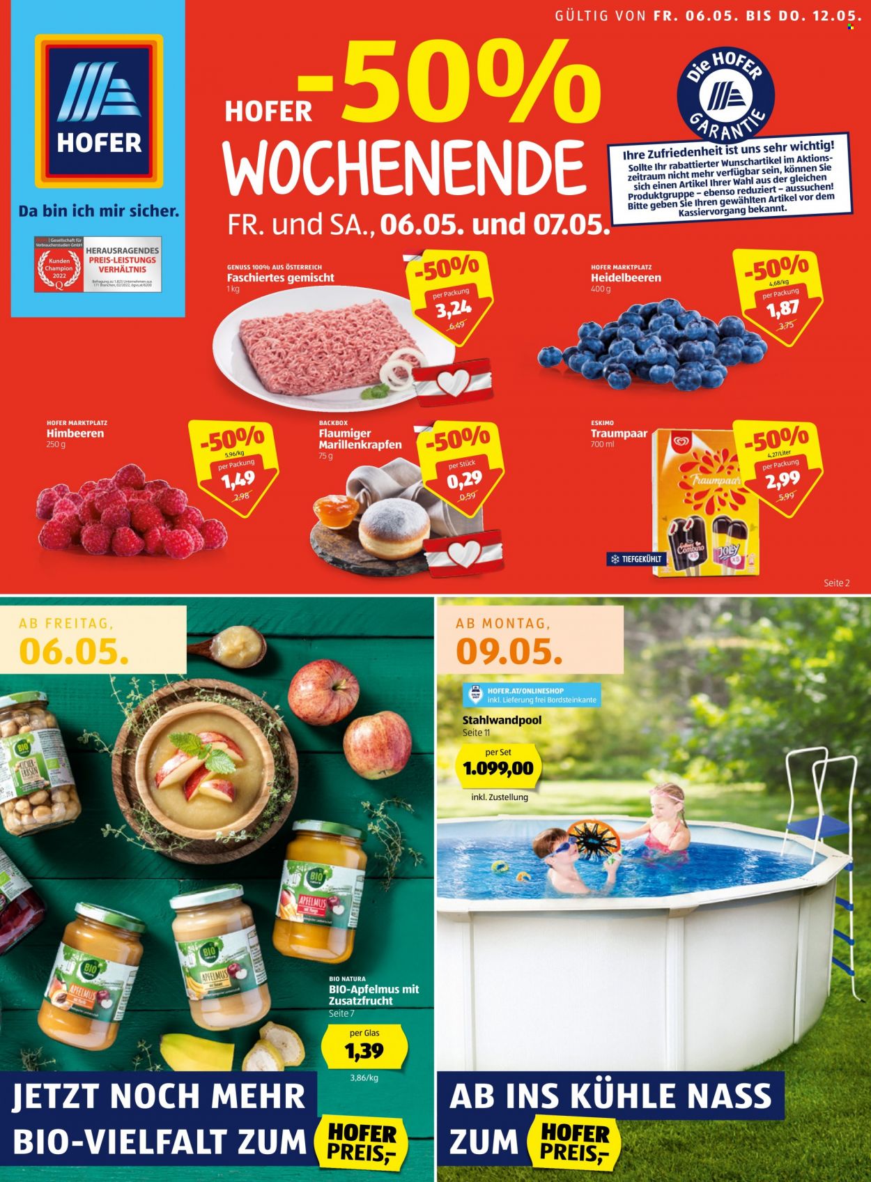 Angebote Hofer - 6.5.2022 - 12.5.2022. Seite 1