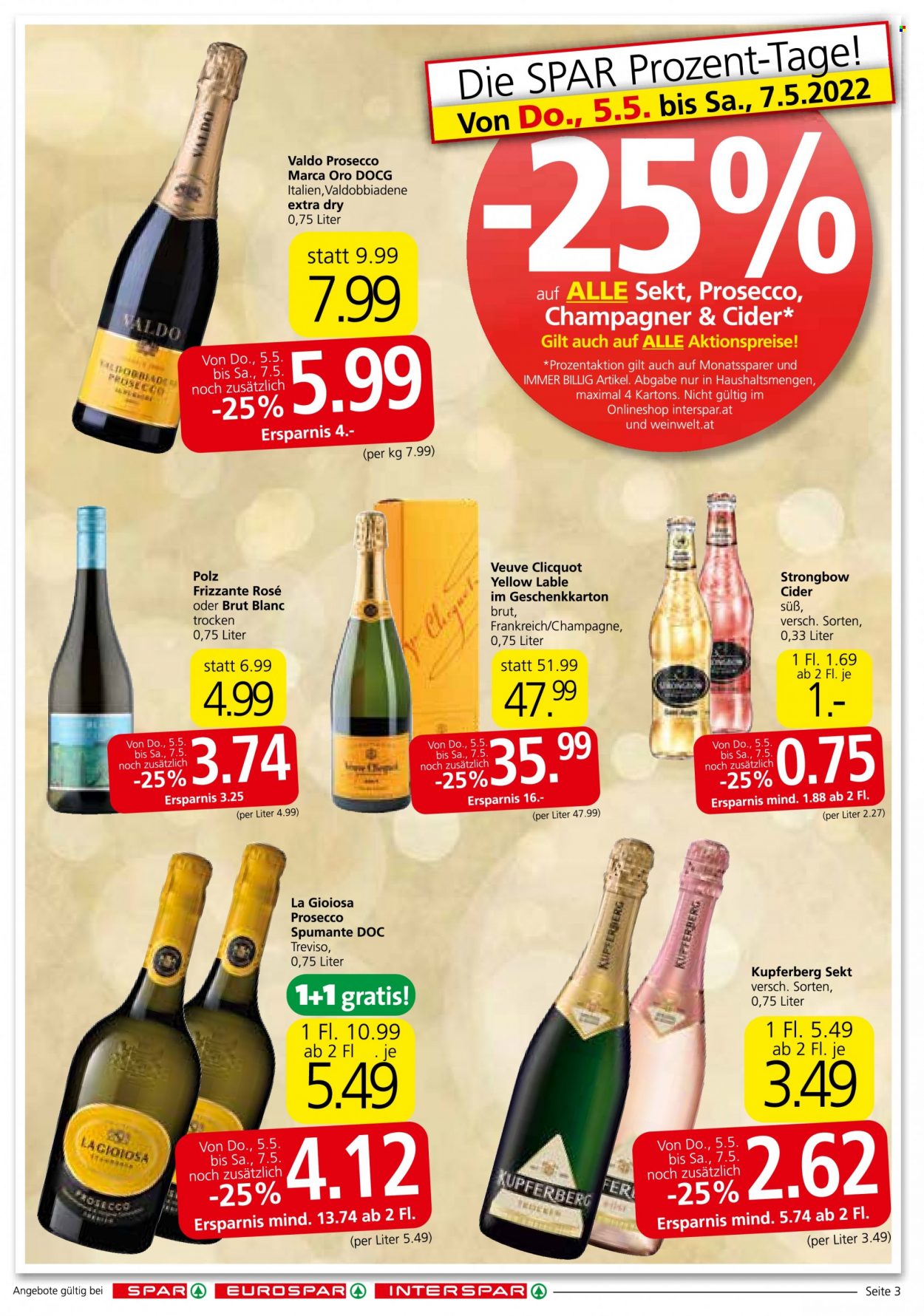 Angebote SPAR - 5.5.2022 - 18.5.2022. Seite 3