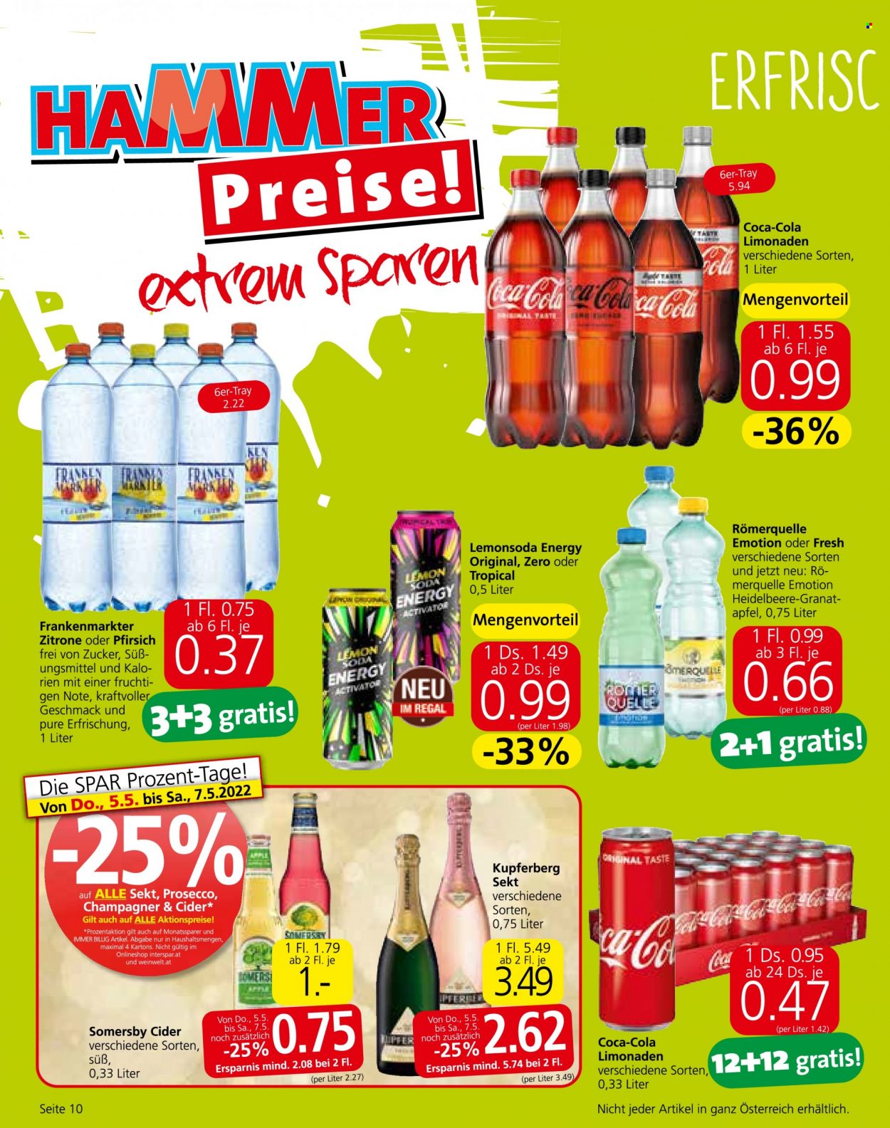 Angebote EUROSPAR - 5.5.2022 - 18.5.2022. Seite 10