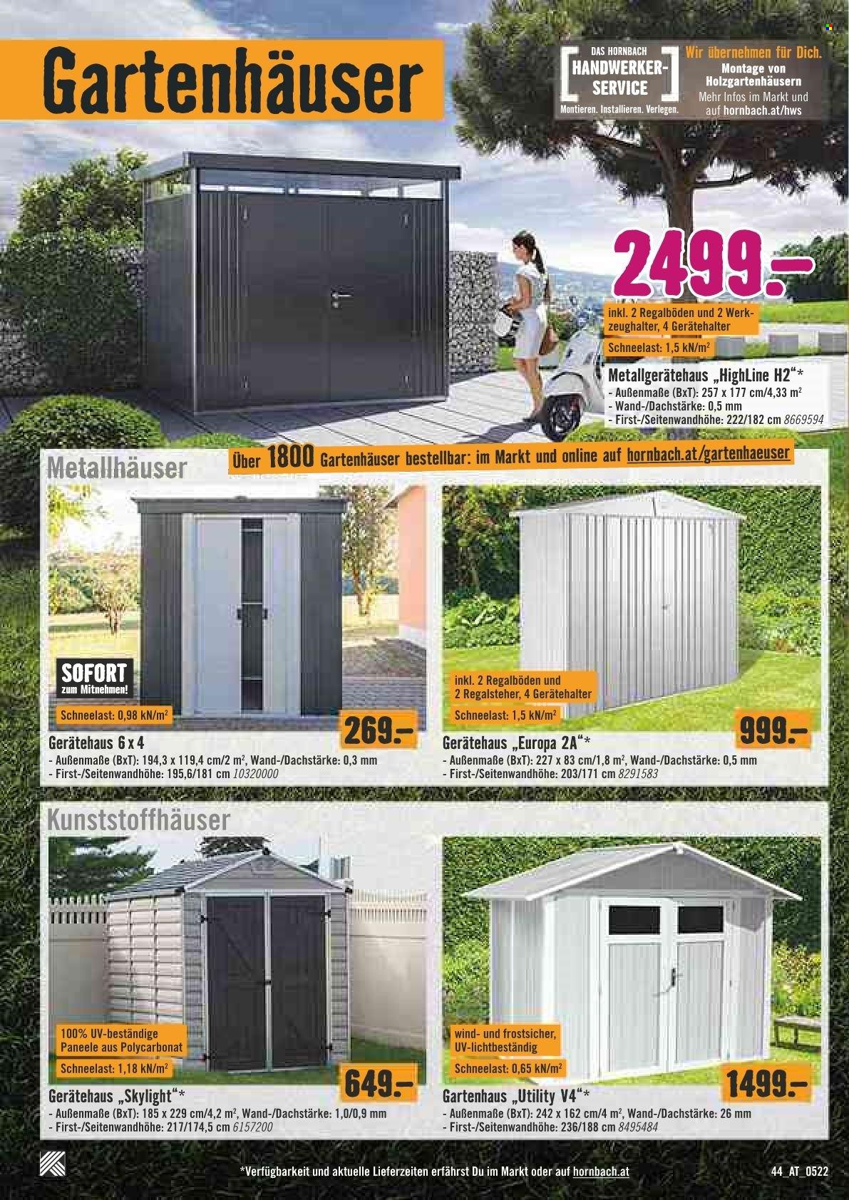 Angebote Hornbach - 1.5.2022 - 31.5.2022. Seite 45