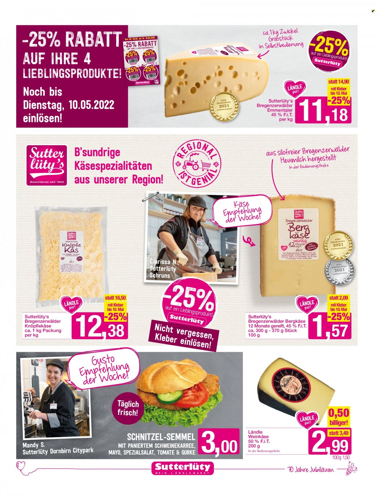 Angebote Sutterlüty - 5.5.2022 - 10.5.2022. Seite 7