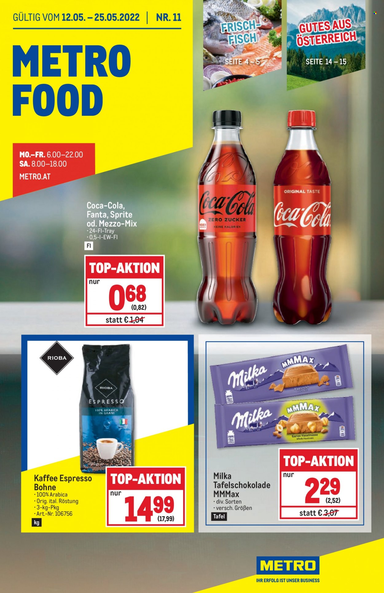 Angebote Metro - 12.5.2022 - 25.5.2022. Seite 1