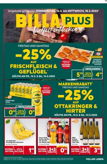 Angebote Billa Plus - 12.5.2022 - 18.5.2022.