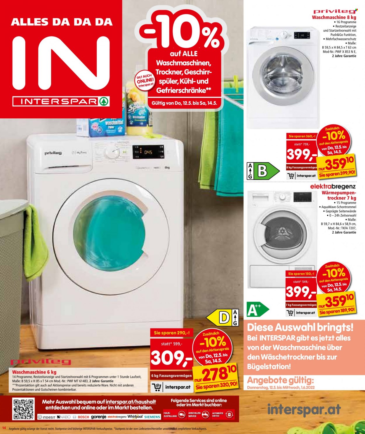 Angebote INTERSPAR - 12.5.2022 - 18.5.2022. Seite 14