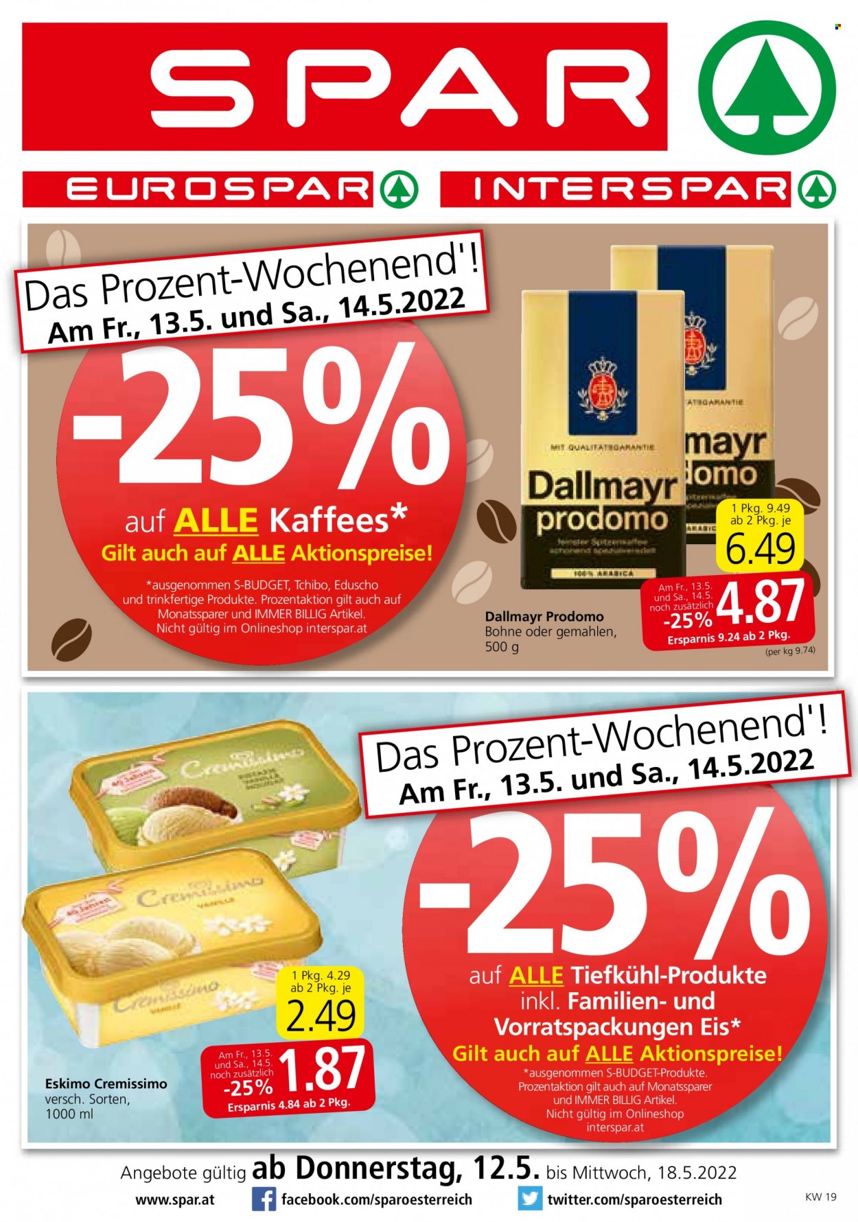 Angebote SPAR - 12.5.2022 - 18.5.2022. Seite 1