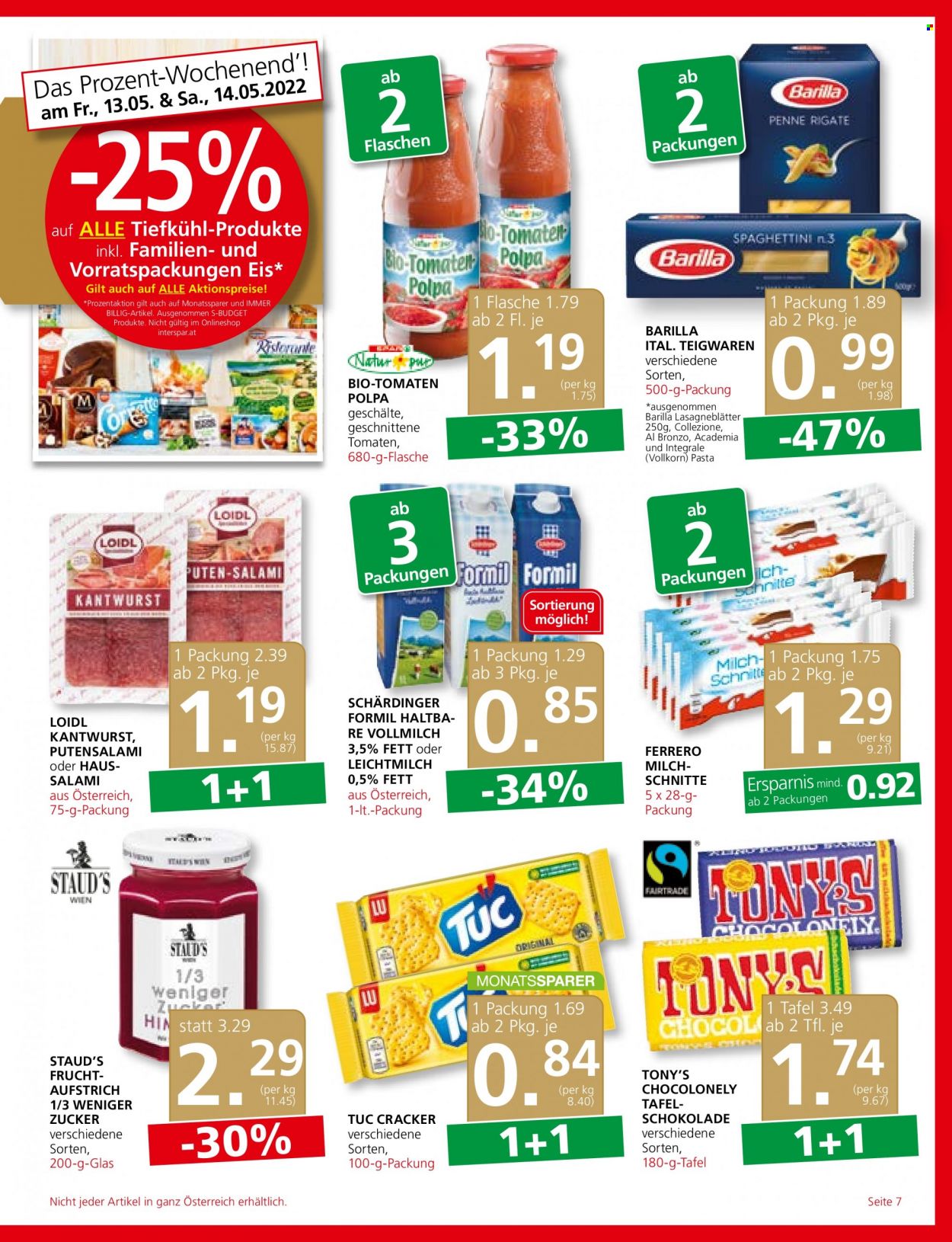 Angebote SPAR - 12.5.2022 - 18.5.2022. Seite 7