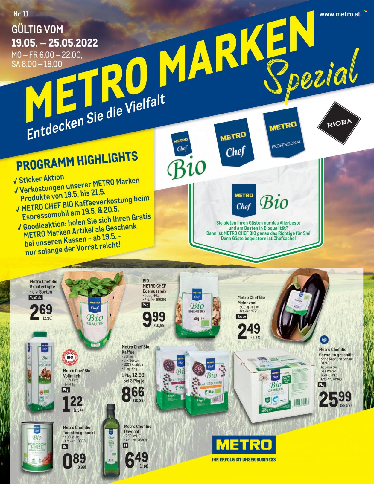 Angebote Metro - 19.5.2022 - 25.5.2022. Seite 1