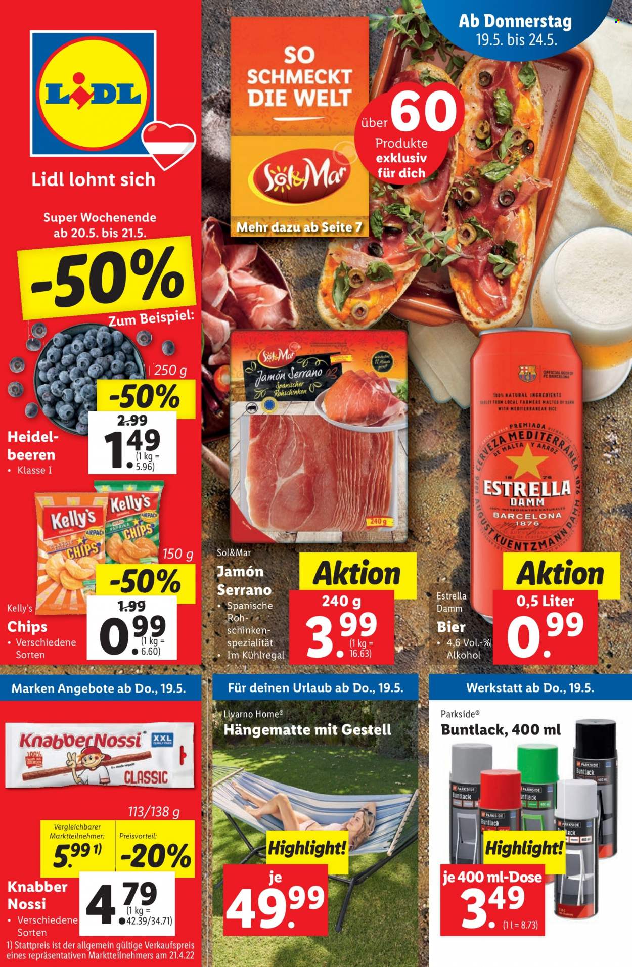 Angebote Lidl - 19.5.2022 - 24.5.2022. Seite 1