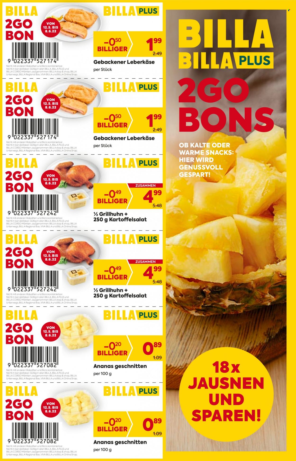 Angebote Billa - 12.5.2022 - 8.6.2022. Seite 1