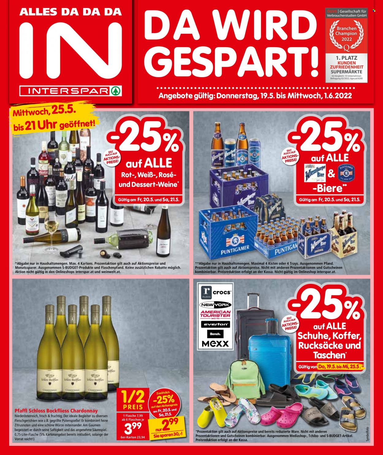 Angebote INTERSPAR - 19.5.2022 - 1.6.2022. Seite 1