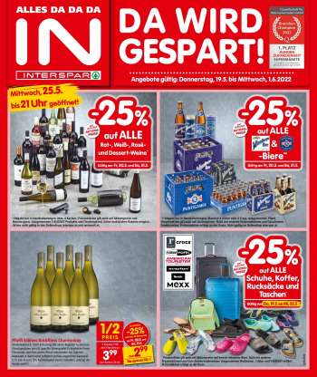 Angebote INTERSPAR - 19.5.2022 - 1.6.2022.