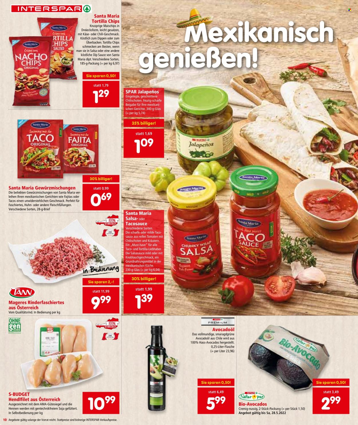 Angebote INTERSPAR - 19.5.2022 - 1.6.2022. Seite 10
