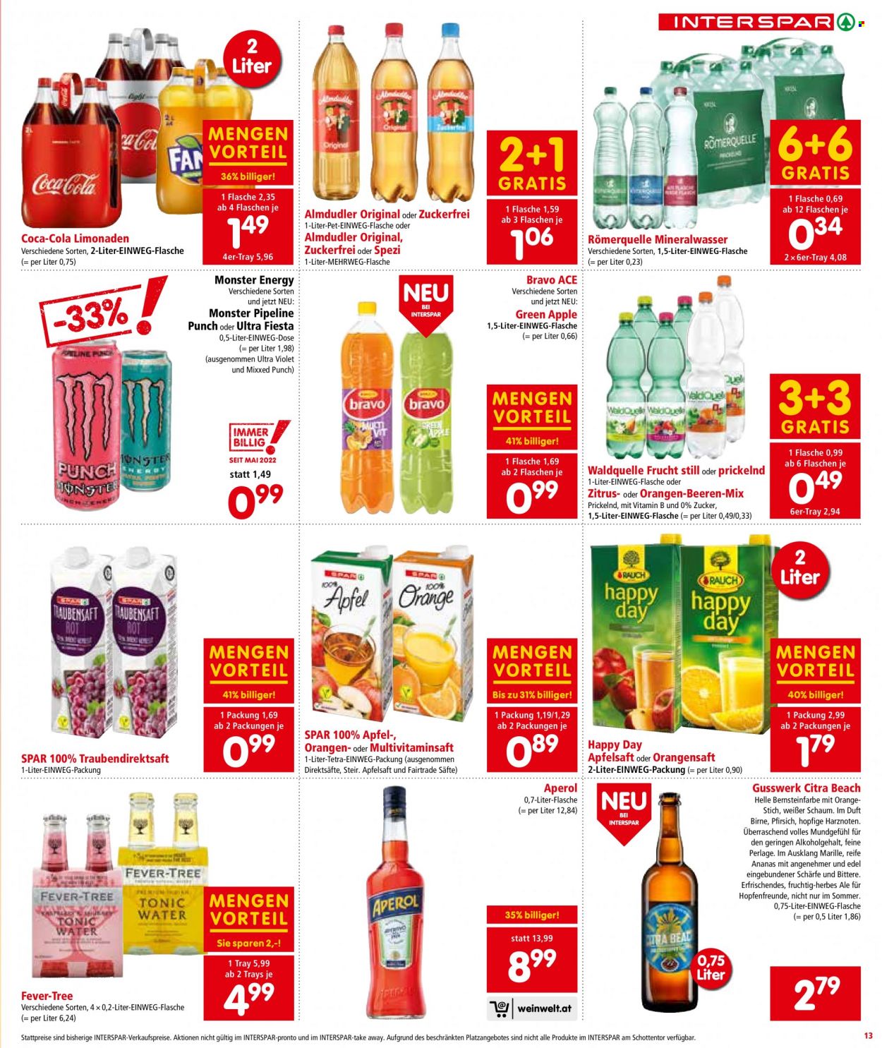 Angebote INTERSPAR - 19.5.2022 - 1.6.2022. Seite 13
