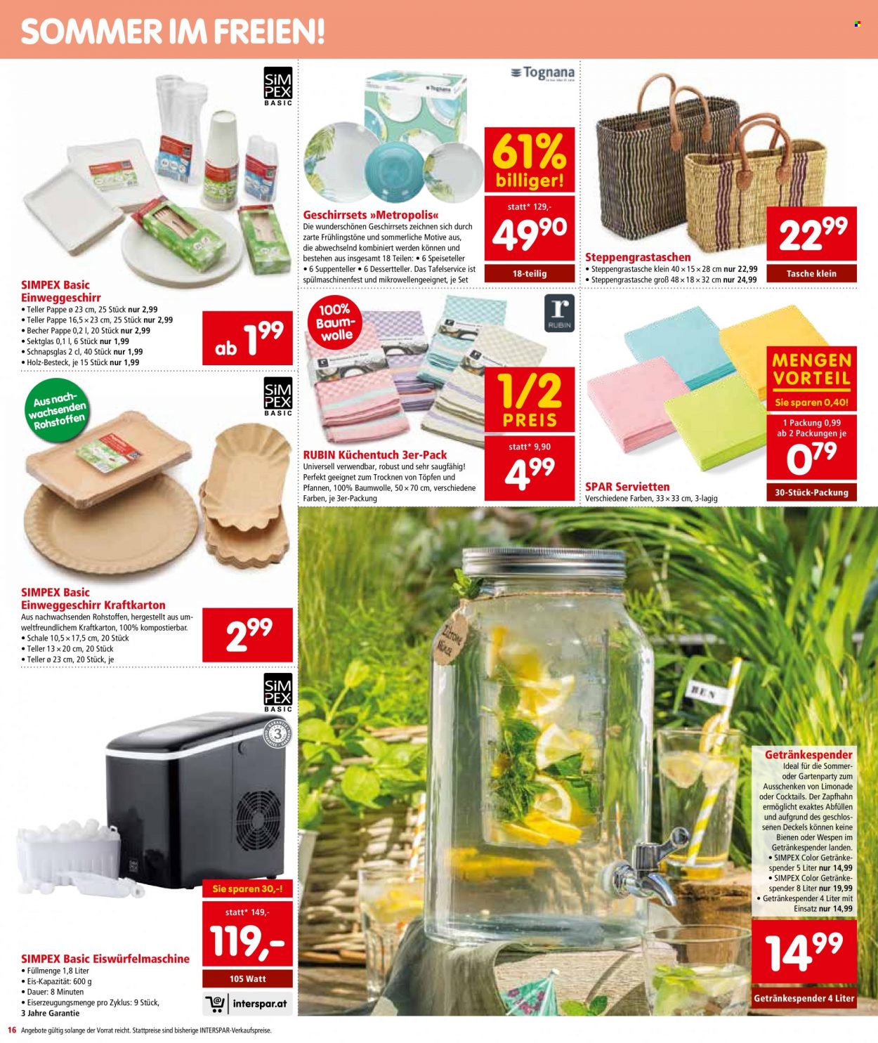 Angebote INTERSPAR - 19.5.2022 - 1.6.2022. Seite 16