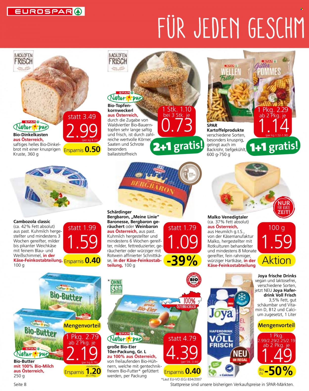 Angebote EUROSPAR - 19.5.2022 - 1.6.2022. Seite 8