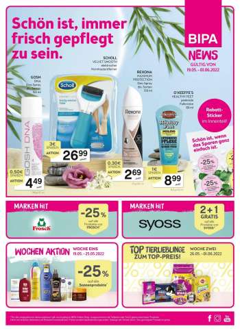 Angebote Bipa - 19.5.2022 - 1.6.2022.