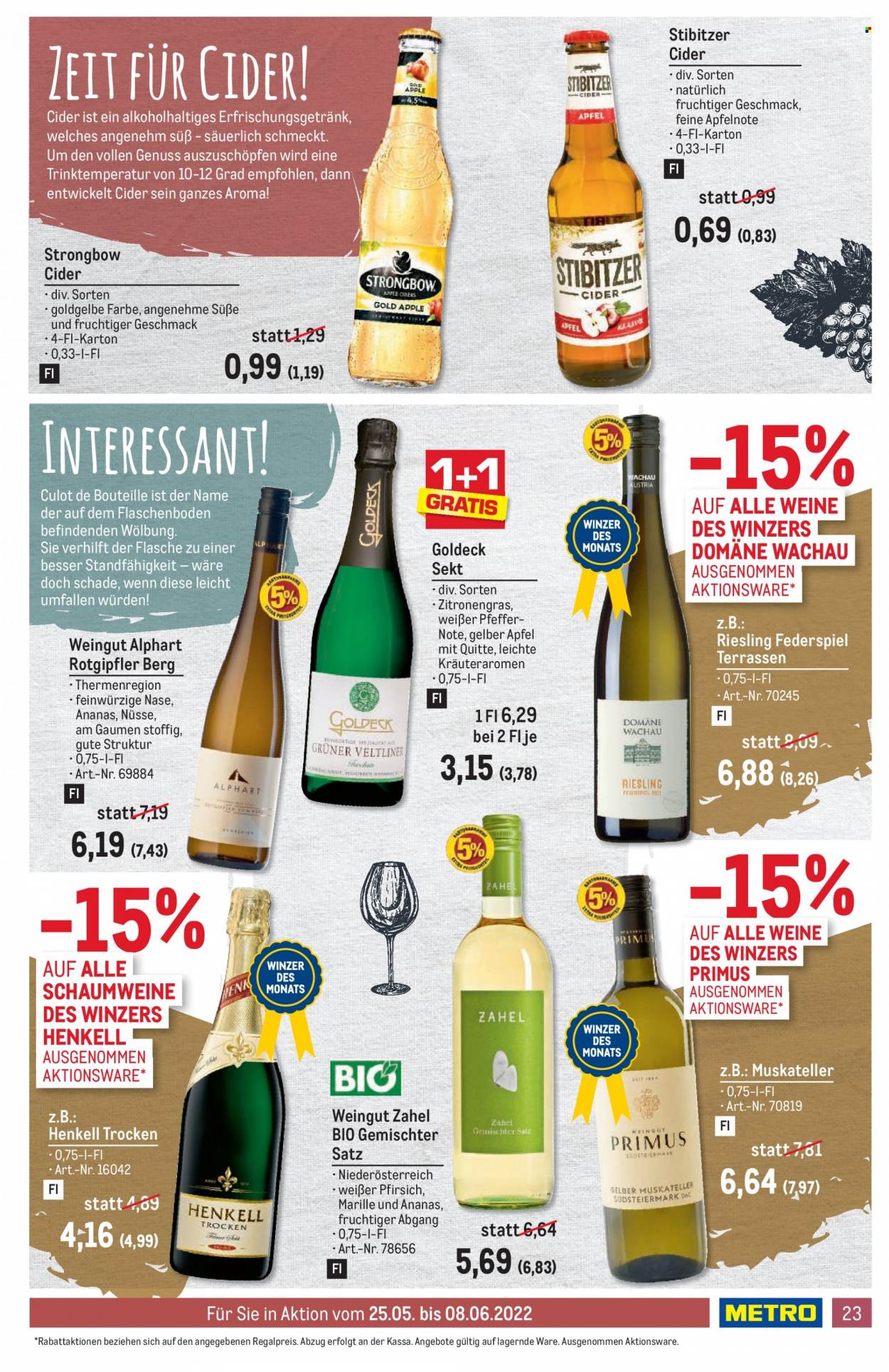 Angebote Metro - 25.5.2022 - 8.6.2022. Seite 23
