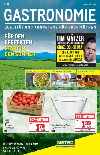 Angebote Metro - 25.5.2022 - 8.6.2022.