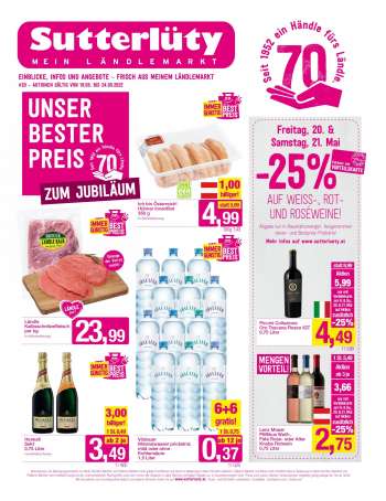 Angebote Sutterlüty - 19.5.2022 - 24.5.2022.
