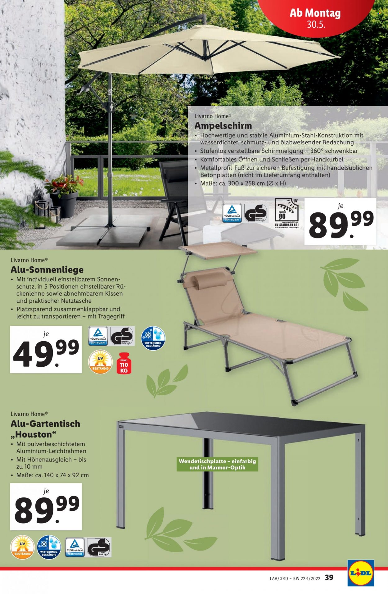 Angebote Lidl - 25.5.2022 - 1.6.2022. Seite 39