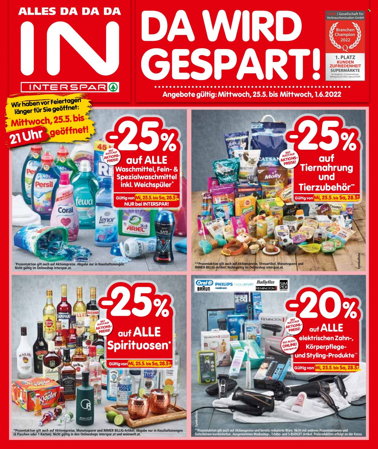 Angebote INTERSPAR - 25.5.2022 - 1.6.2022. Seite 1