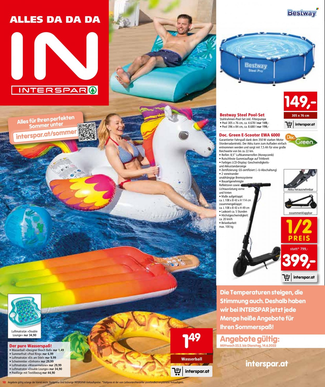 Angebote INTERSPAR - 25.5.2022 - 1.6.2022. Seite 10