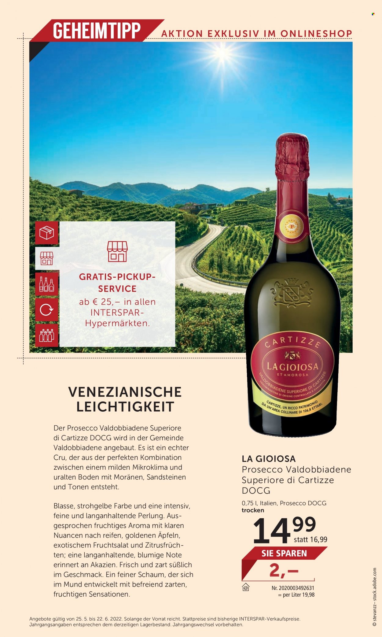 Angebote INTERSPAR - 25.5.2022 - 22.6.2022. Seite 16