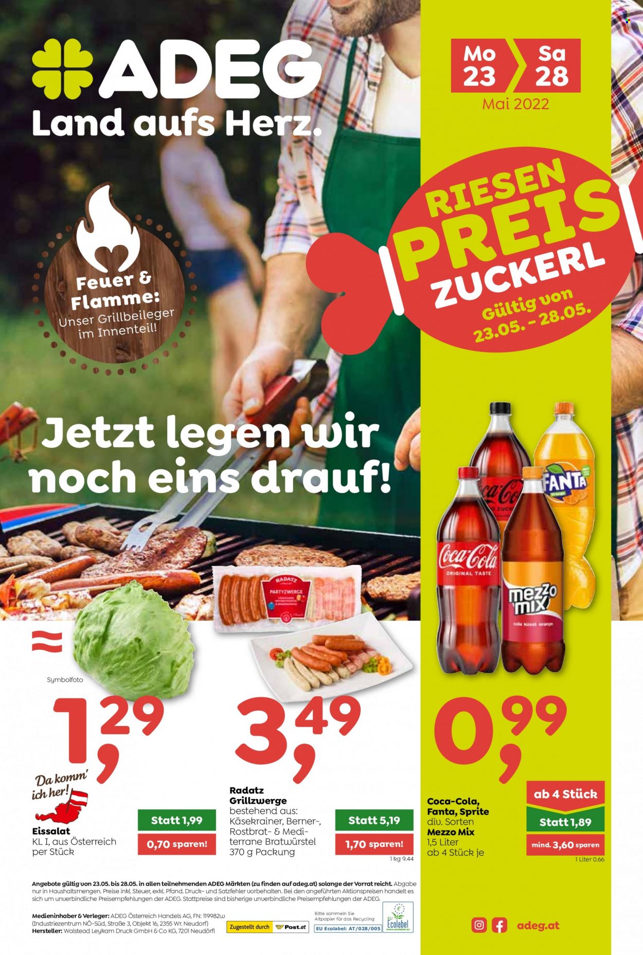 Angebote ADEG - 23.5.2022 - 28.5.2022. Seite 1