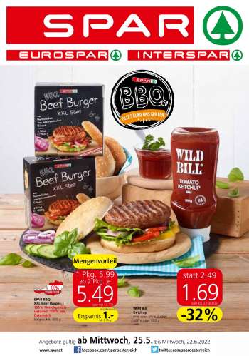 Angebote SPAR - 25.5.2022 - 22.6.2022.