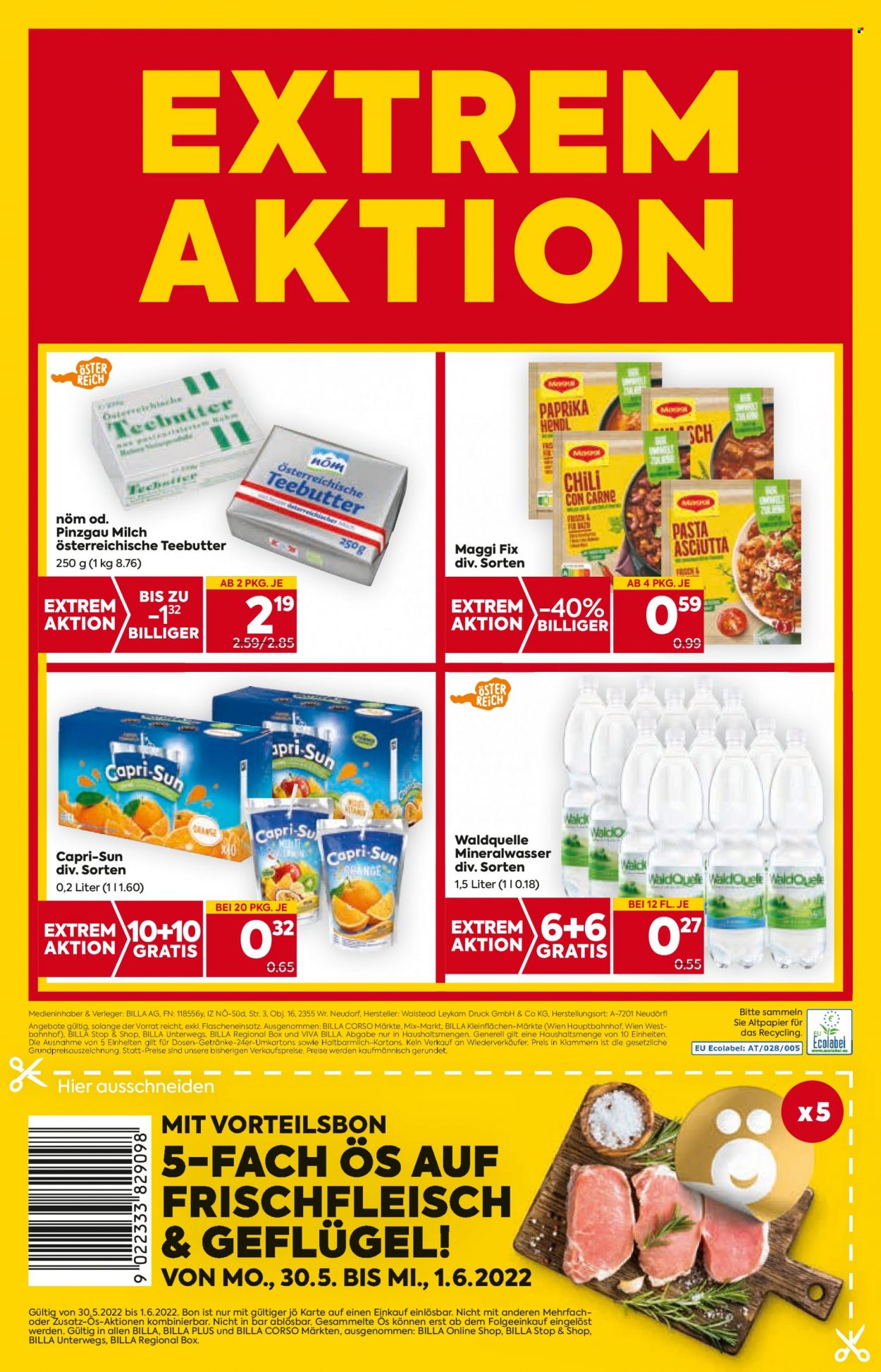 Angebote Billa - 25.5.2022 - 1.6.2022. Seite 20