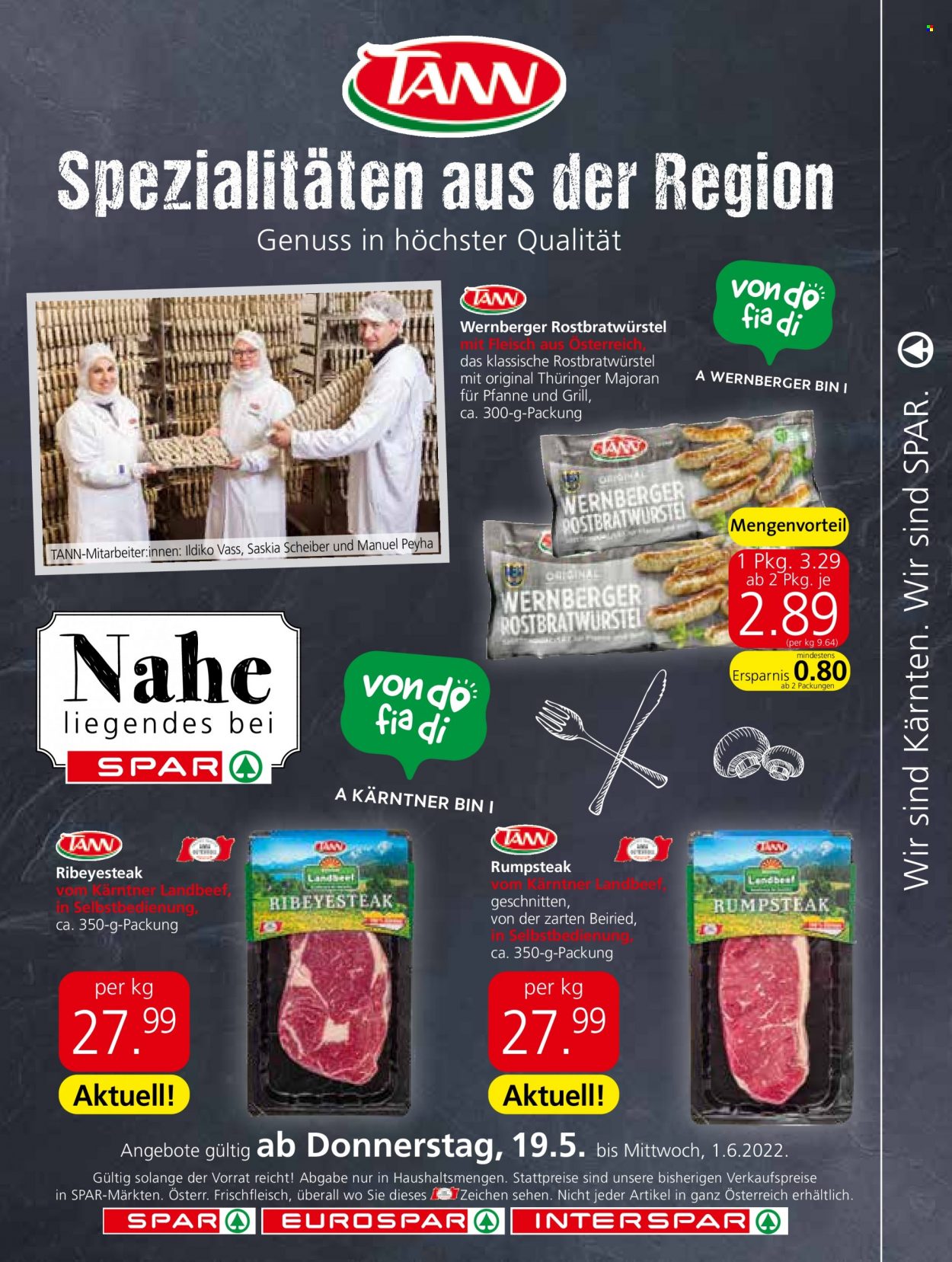 Angebote INTERSPAR - 19.5.2022 - 1.6.2022. Seite 1