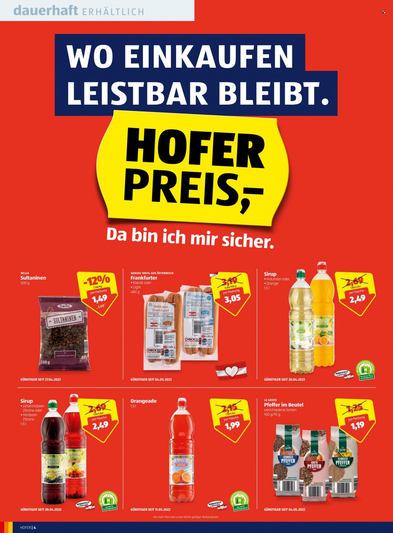 Angebote Hofer - 3.6.2022 - 9.6.2022. Seite 4