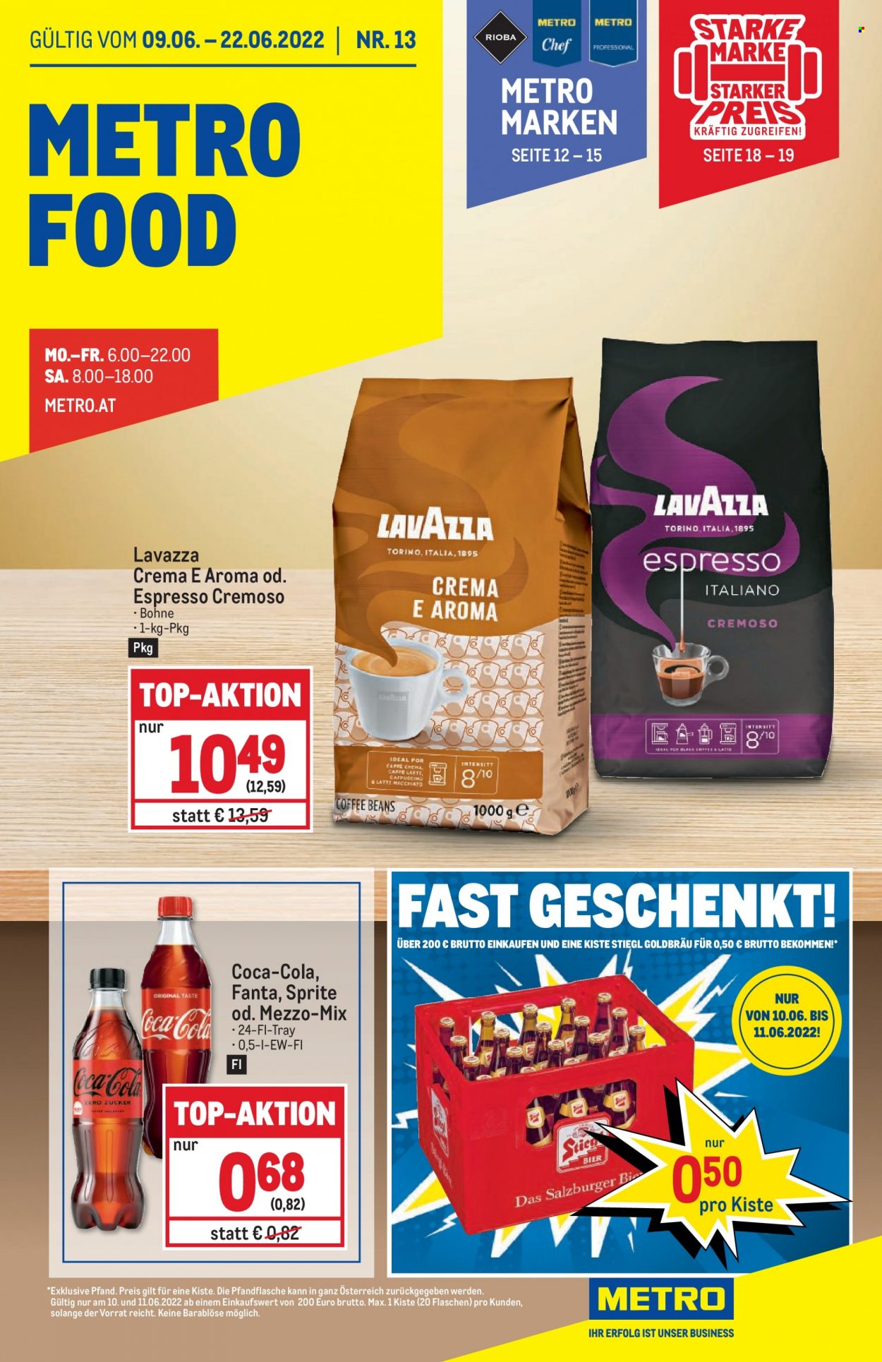 Angebote Metro - 9.6.2022 - 22.6.2022. Seite 1