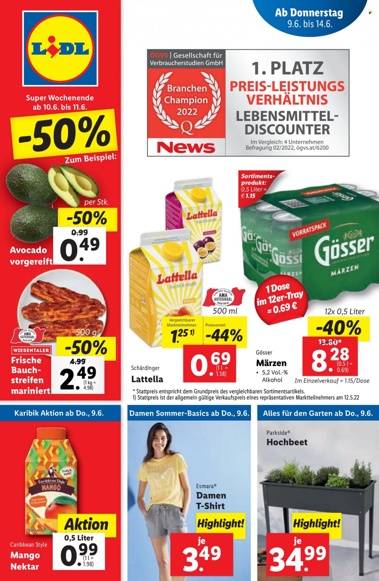 Angebote Lidl - 9.6.2022 - 14.6.2022. Seite 1
