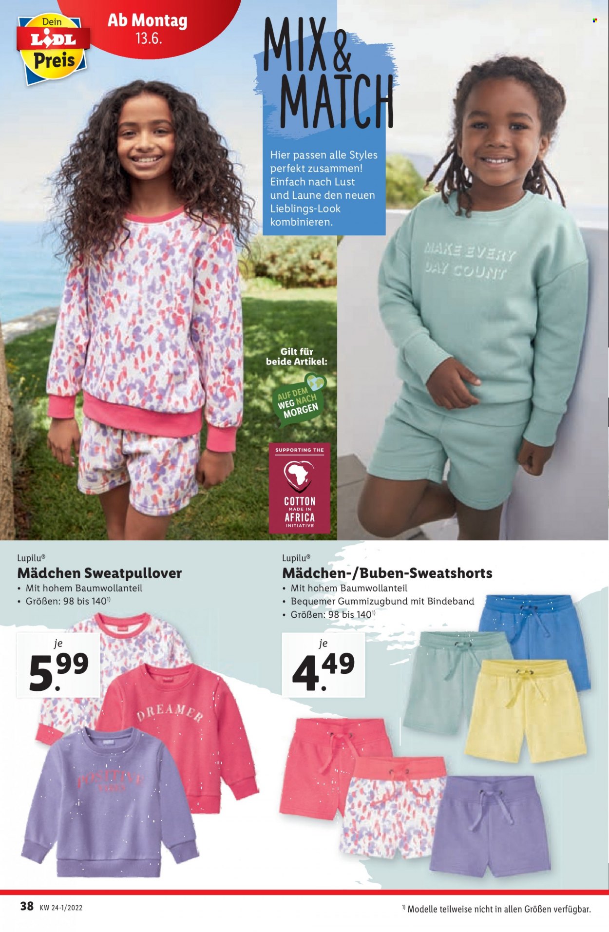 Angebote Lidl - 9.6.2022 - 14.6.2022. Seite 38