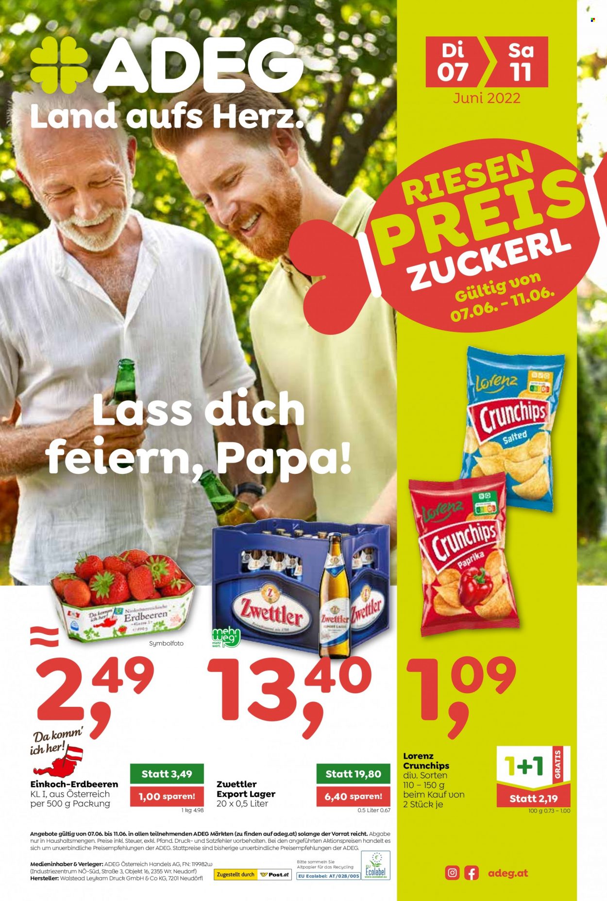 Angebote ADEG - 7.6.2022 - 11.6.2022. Seite 1