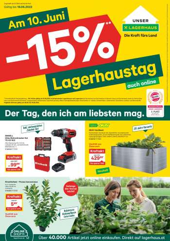 Angebote Lagerhaus - 6.6.2022 - 18.6.2022.