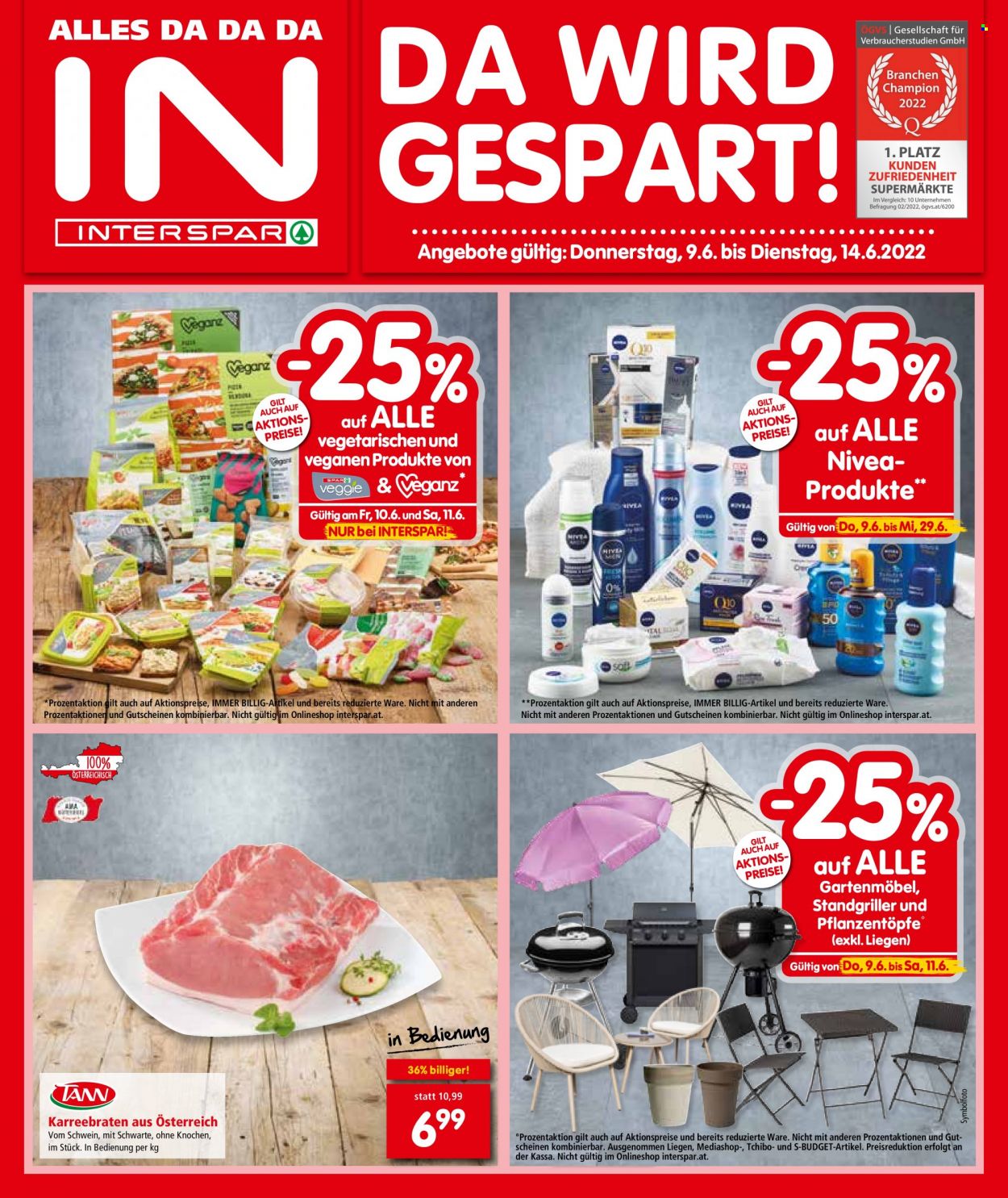 Angebote INTERSPAR - 9.6.2022 - 14.6.2022. Seite 1