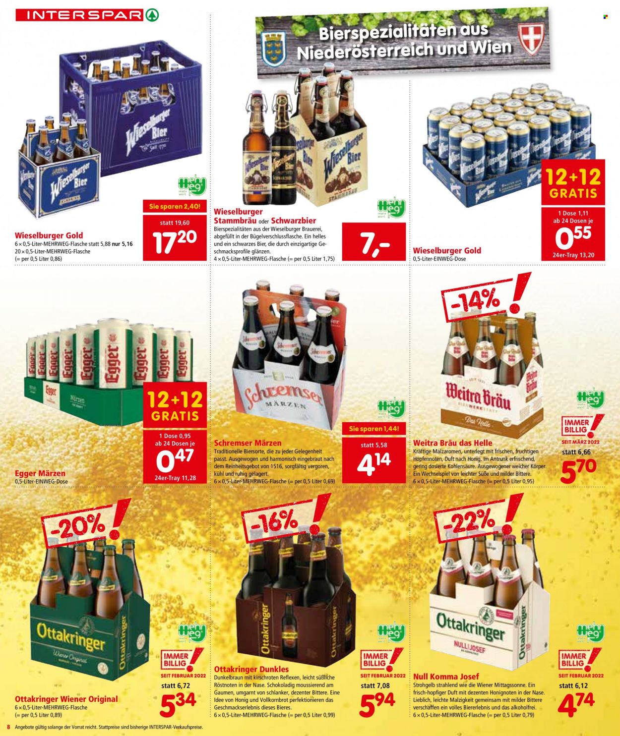 Angebote INTERSPAR - 9.6.2022 - 14.6.2022. Seite 8