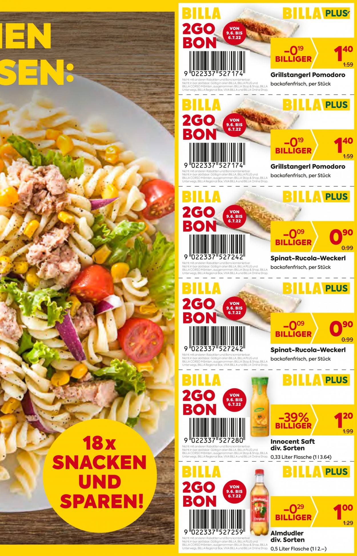 Angebote Billa - 9.6.2022 - 14.6.2022. Seite 19